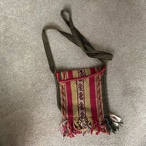 Wool Crossbody Bag